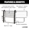 Luverne 17-C F250/F350/F450/F550 SUPER DUTY PROWLER MAX GRILLE GUARD POLISHED 311723 - alternate 2
